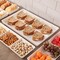 Avant White Plastic Serving Trays (Set of 3) 15” x 10” | Large Reusable Rectangular Party Platters | Serve Appetizers, Fruit, Veggies, & Desserts | BPA-Free & Made in USA